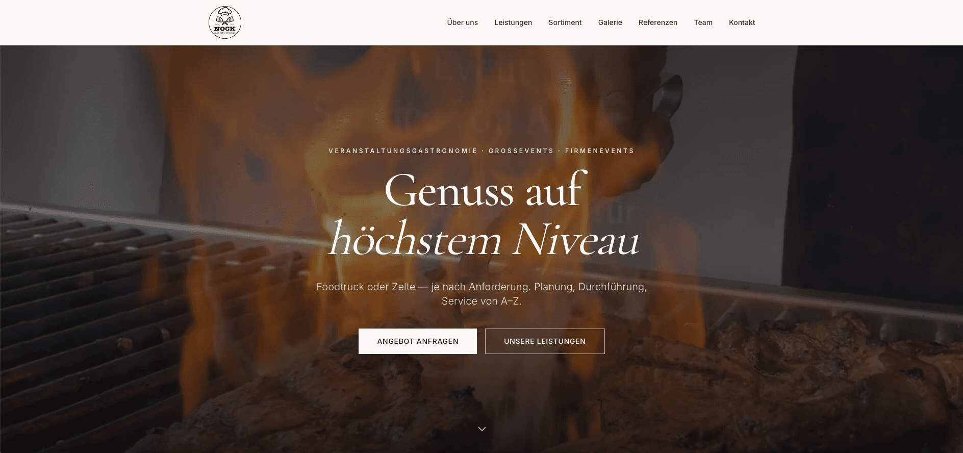 NockCatering Screenshot