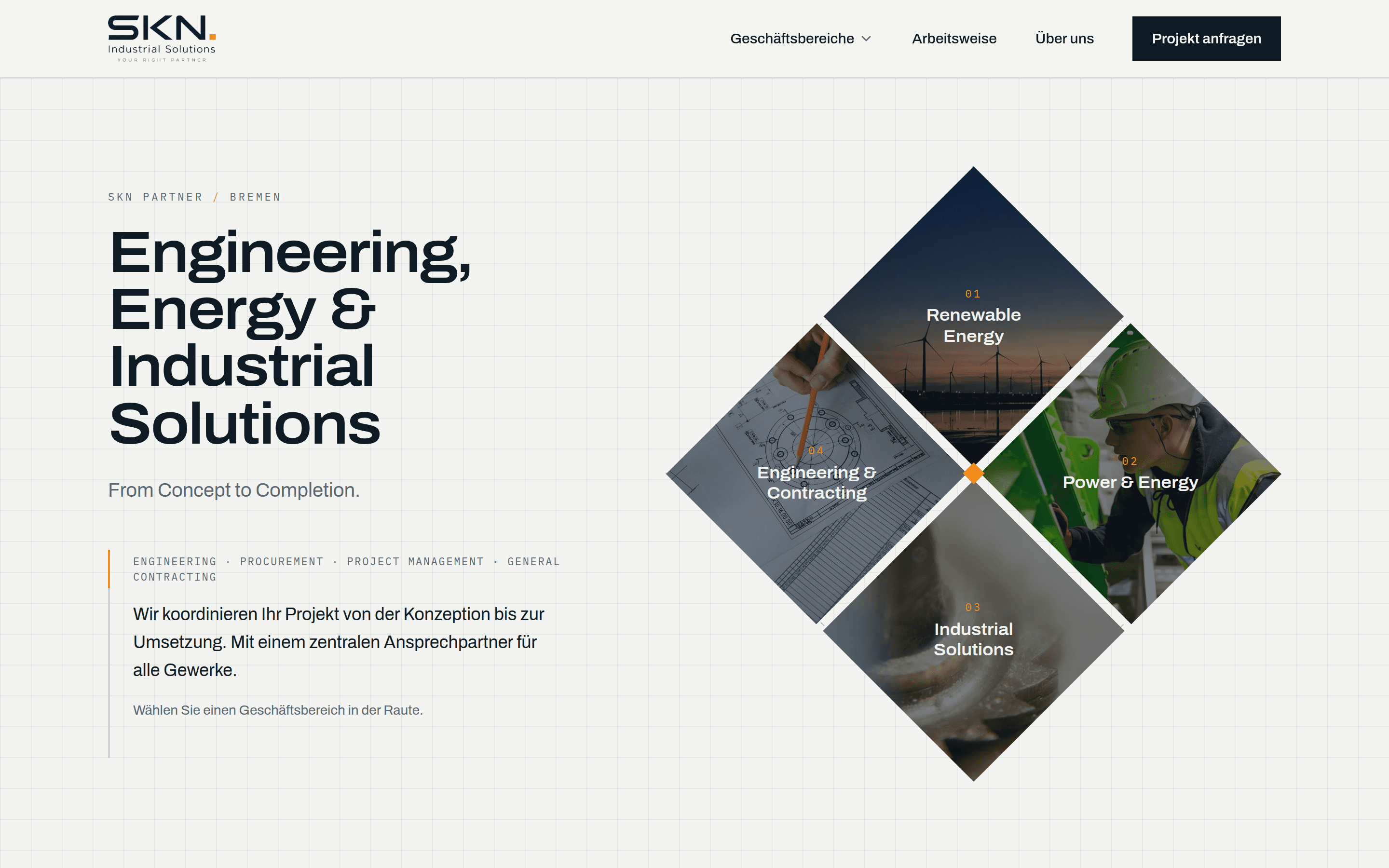 SKN Industrial Solutions: neue Website